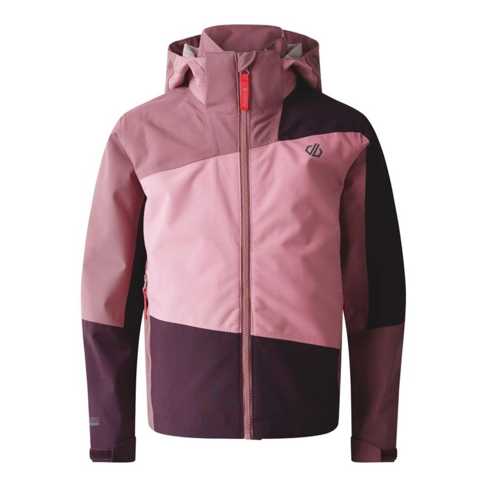 Regatta Childrens/Kids Explore II Waterproof Jacket / Deep Plum/Mauve